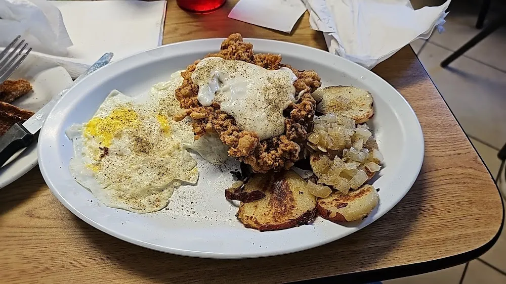 Country Fried Steak & Eggs
